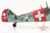 Bild von Messerschmitt BF 109G-6, J-704 Fliegerkompanie 7 Schweizer Luftwaffe. Hobby Master Metallmodell im Massstab 1:48, HA8757.
